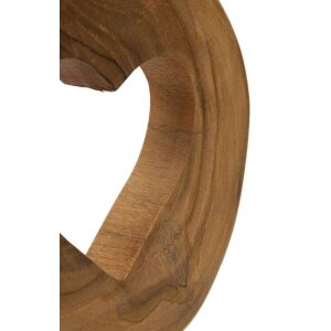 Mauro Ferretti Skulptur Hasi Teakholz 20x10x28 cm braun