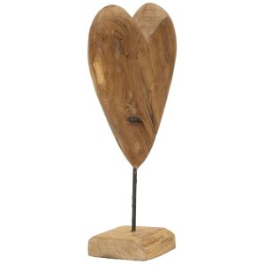 Mauro Ferretti Skulptur Dobu Teakholz 25x12x45 cm braun