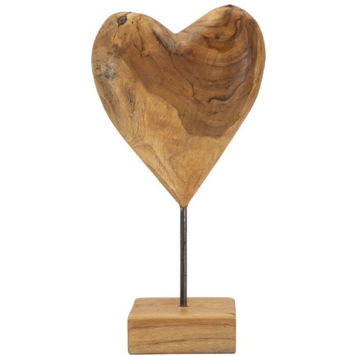 Mauro Ferretti Skulptur Dobu Teakholz 20x12x37 cm braun