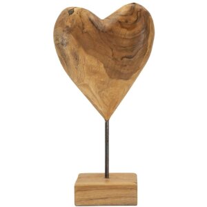 Mauro Ferretti Skulptur Dobu Teakholz 20x12x37 cm braun