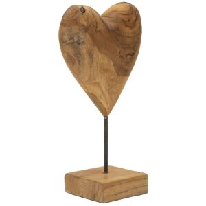 Mauro Ferretti Skulptur Dobu Teakholz 20x12x37 cm braun