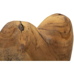 Mauro Ferretti Skulptur Dobu Teakholz 20x12x37 cm braun