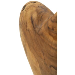 Mauro Ferretti Skulptur Dobu Teakholz 20x12x37 cm braun