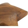 Mauro Ferretti Deko Stern Teakholz Ø19x5 cm braun