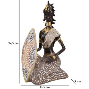 Mauro Ferretti Фигурка масаи сидящая 13,5x9x24,5 см