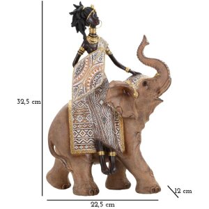 Mauro Ferretti Масаи со слоном 22,5x12x32,5 см