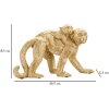 Mauro Ferretti Deko Affe mit Baby 29,5x11,5x18,5 gold