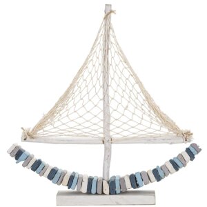 Mauro Ferretti Deko Segelboot 45x7x45 multicolor