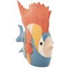 Mauro Ferretti Skulptur Fisch Rubic 28x8x25 cm mehrfarbig