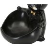Mauro Ferretti Dekofigur Hund Ball mit Schale 18,5x20,5x20 cm schwarz gold