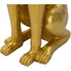 Mauro Ferretti Dekoskulptur Hund Pit mit Tablett 30x64x91 cm gold