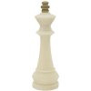 Mauro Ferretti Dekofigur Schachkönig Quarzy Ø13x41 cm weiß gold