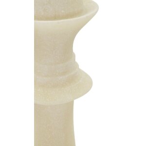 Mauro Ferretti Dekofigur Schachdame Quarzy Ø12x36 cm weiß gold