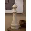 Mauro Ferretti Dekofigur Schachdame Quarzy Ø12x36 cm weiß gold