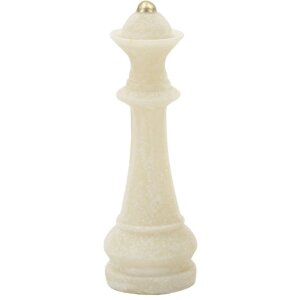 Mauro Ferretti Schachfiguren Set Quarzy 8-teilig weiß gold