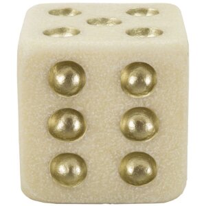 Mauro Ferretti Würfel Quarzy 12x12x12 cm weiß...