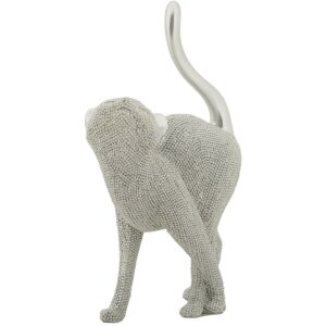 Mauro Ferretti Dekofigur Katze Sparky 17,5x9x26 cm silber