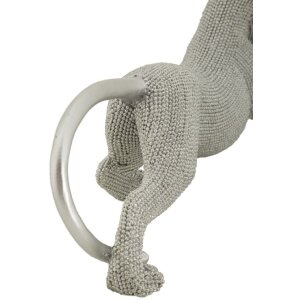 Mauro Ferretti Декоративная фигурка пантеры Sparky 32x9x11 см серебро