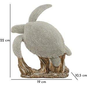 Mauro Ferretti Dekofigur Turtle Sparky 19x10,5x22 silber