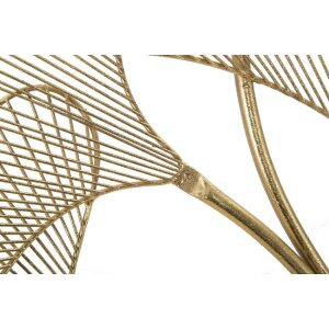 Mauro Ferretti Wandpaneel Glam-Blatt 79x5x68 cm golden