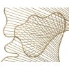 Mauro Ferretti Wandpaneel Glam-Blatt 79x5x68 cm golden