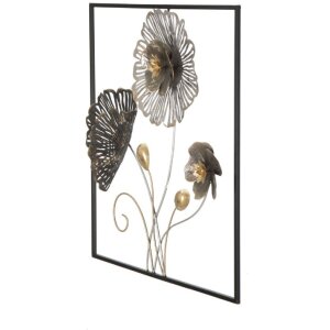 Mauro Ferretti Wanddekoration Square 50x5,5x50 cm mehrfarbig