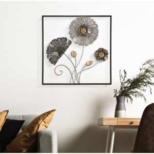 Mauro Ferretti Wanddekoration Square 50x5,5x50 cm mehrfarbig