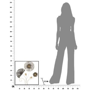 Mauro Ferretti Wanddekoration Square 50x5,5x50 cm mehrfarbig