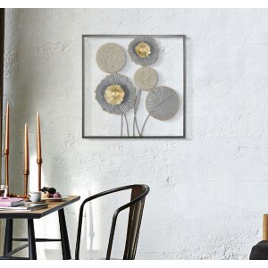 Mauro Ferretti Wanddekoration Sqity 50x3,8x50 cm mehrfarbig