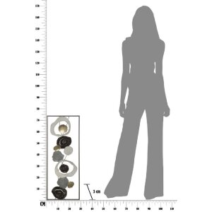 Mauro Ferretti Wanddekoration Dixy 28,5x3x74 cm mehrfarbig
