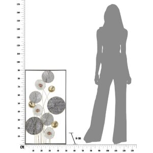 Настенное панно Mauro Ferretti Сетка 50x6x90,5 см разноцветный