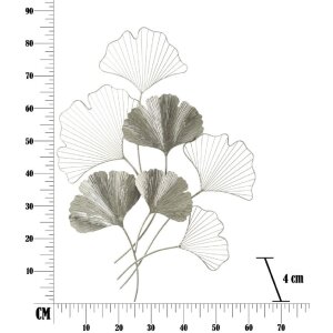 Mauro Ferretti настенное панно Goxy 62x4x86 см серебристый