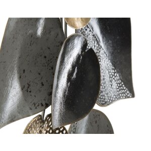 Mauro Ferretti Wandpaneel Half Leaf 62,5x5,5x40 cm mehrfarbig