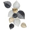 Mauro Ferretti Wandpaneel Half Leaf 62,5x5,5x40 cm mehrfarbig