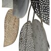 Mauro Ferretti Wandpaneel Half Leaf 62,5x5,5x40 cm mehrfarbig