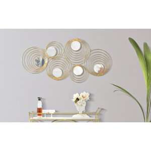 Mauro Ferretti Wandpaneel Rays 90x2,5x45 cm gold