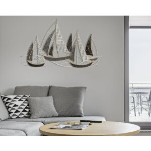 Mauro Ferretti Wandpaneel Veliero 91x2,5x55,9 cm mehrfarbig