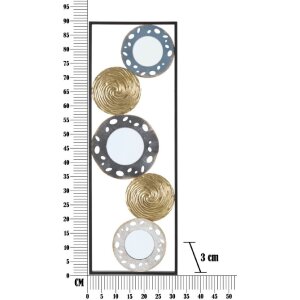 Mauro Ferretti Wandpaneel Gloty 31x3x90 cm mehrfarbig
