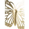 Mauro Ferretti Wanddeko Schmetterling 43x2x35 cm goldfarben
