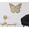 Mauro Ferretti Wanddeko Schmetterling 43x2x35 cm goldfarben