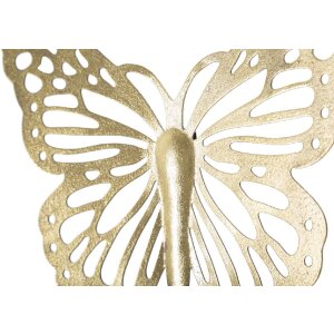 Mauro Ferretti настенное украшение Бабочки набор 4 шт. 35x2x2916x2x12 см золотой цвет
