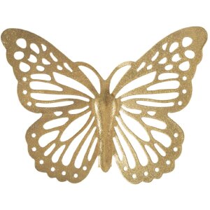Mauro Ferretti настенное украшение Бабочки набор 4 шт. 35x2x2916x2x12 см золотой цвет