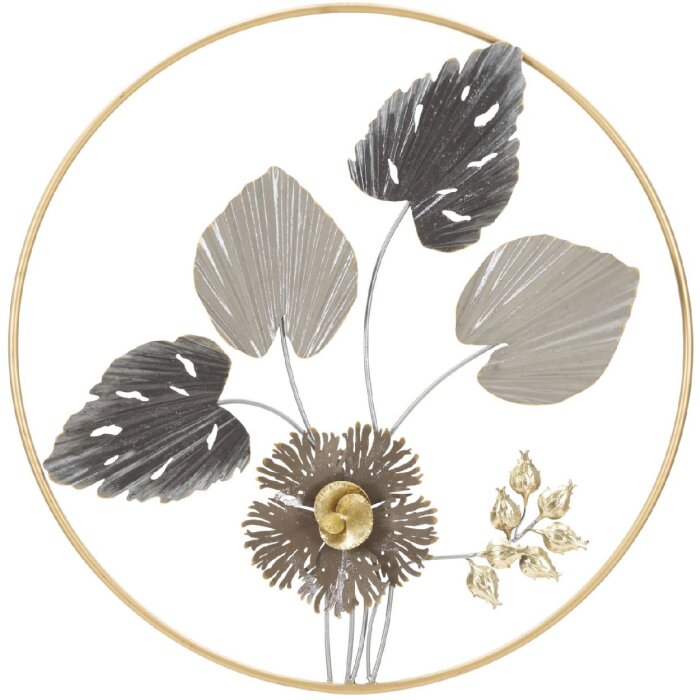 Mauro Ferretti Wandpaneel Rod Ø 65,4x4,4 cm mehrfarbig