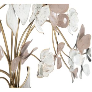 Mauro Ferretti Wandpaneel Vase 87,5x6x46 cm mehrfarbig