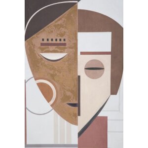 Mauro Ferretti Wandbild Ethnic Face 60x2,7x80 cm mehrfarbig