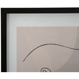 Mauro Ferretti Kunstdruck mit Rahmen Face 35x2x47 cm mehrfarbig