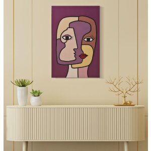 Mauro Ferretti Wandbild Face 60x3x90 cm mehrfarbig