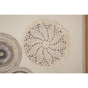 Mauro Ferretti Wandbild Circly mit Applikation 45x3,2x60...