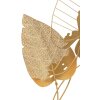 Настенное панно Mauro Ferretti Осенний лист 53x4x84,5 см в золотом цвете