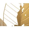 Настенное панно Mauro Ferretti Осенний лист 53x4x84,5 см в золотом цвете